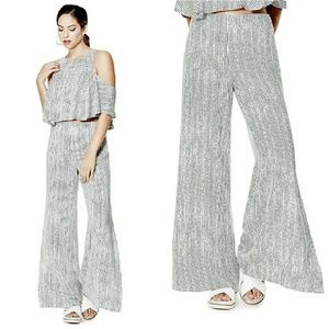 ❤ GUESS JEN SIDE SLIT PALAZZO PANT